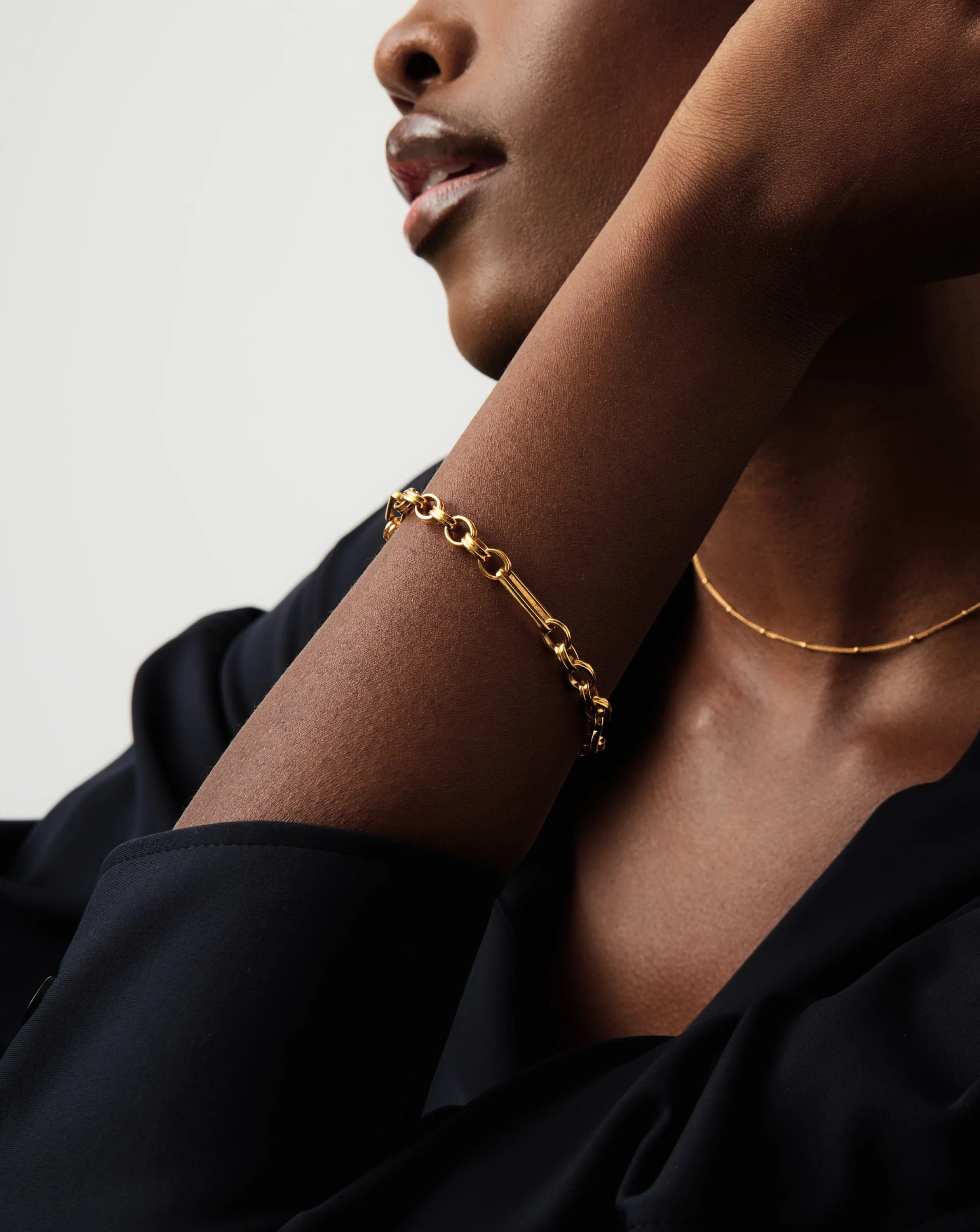 Axiom Chain Bracelet | 18ct Gold Plated - Image 3