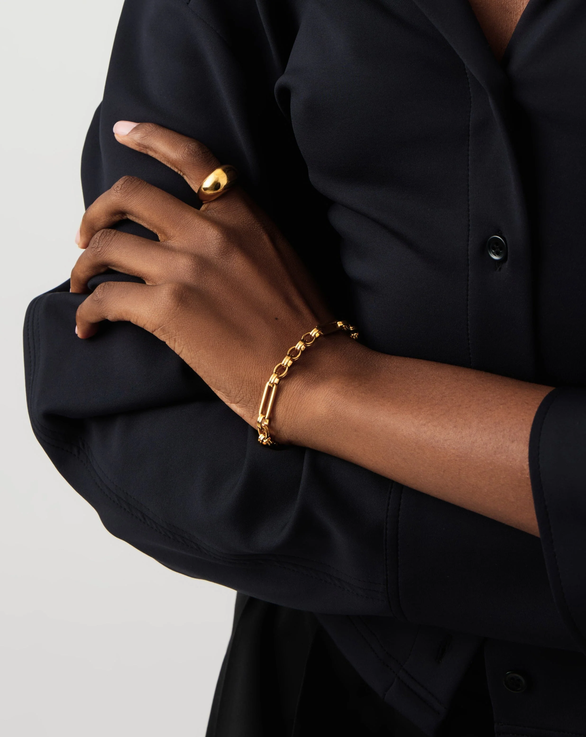 Axiom Chain Bracelet | 18ct Gold Plated - Image 6