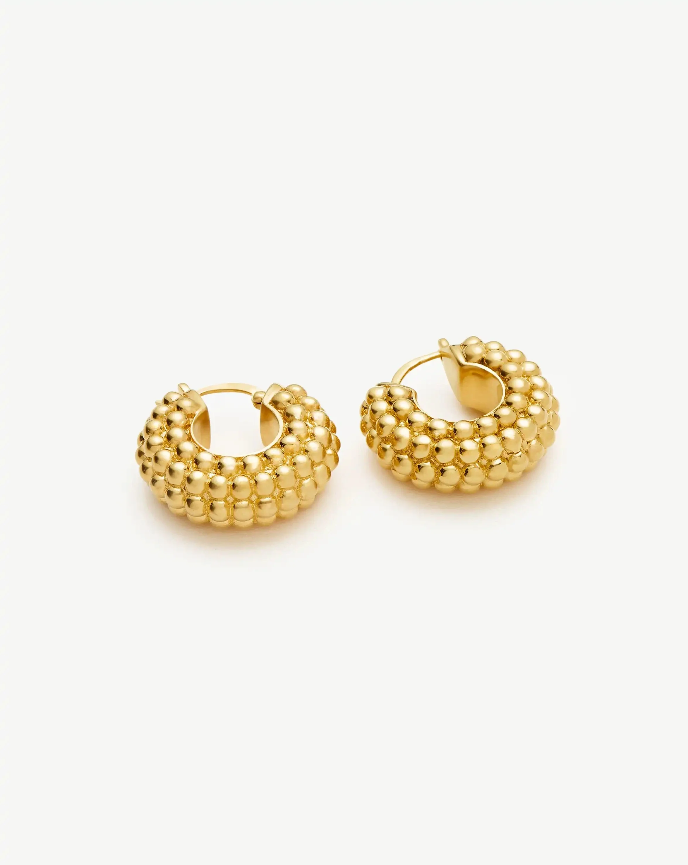 Baya Hoop Earrings | 18ct Gold Plated - Image 5