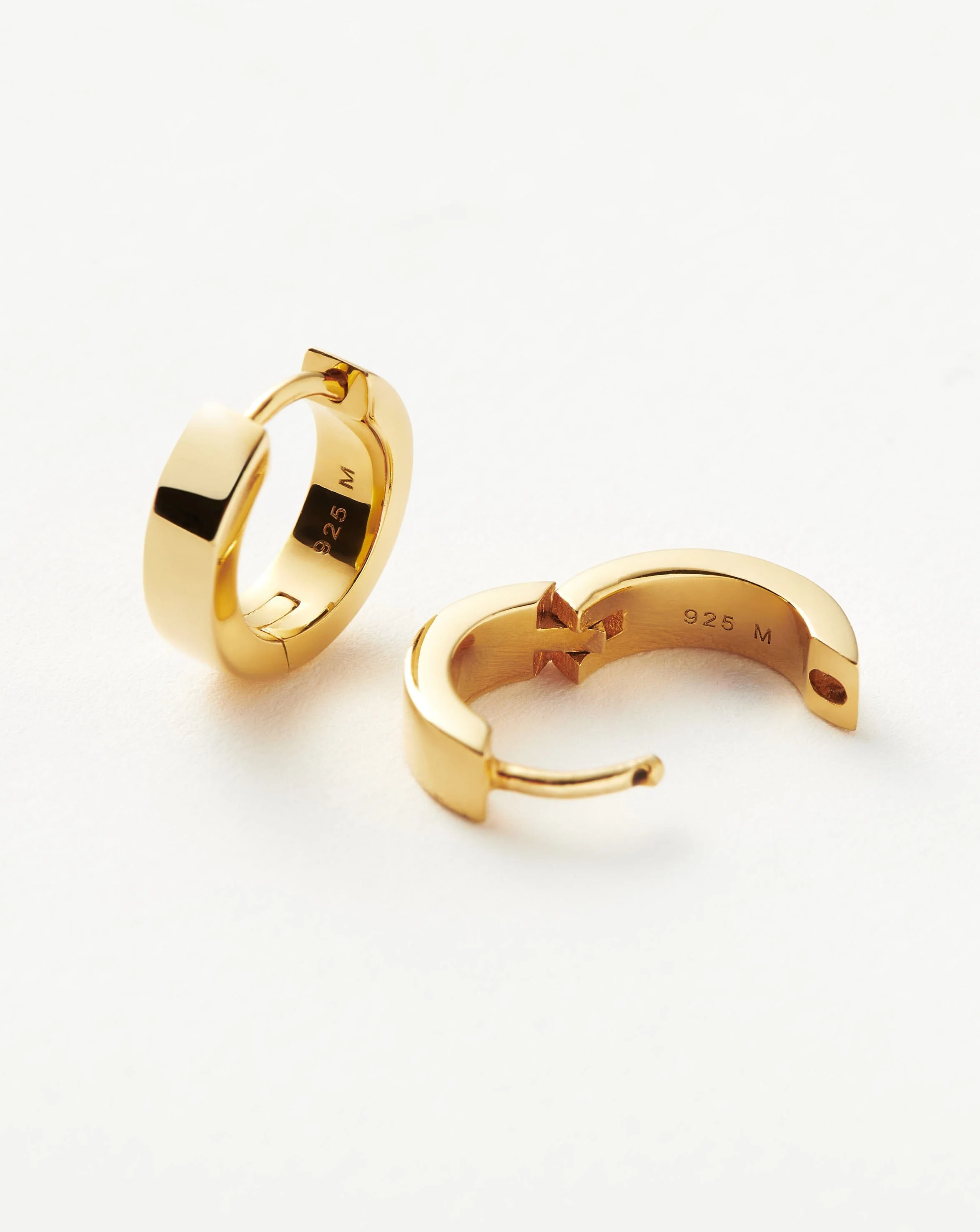 Chubby Tunnel Huggies | 18ct Gold Vermeil - Image 4