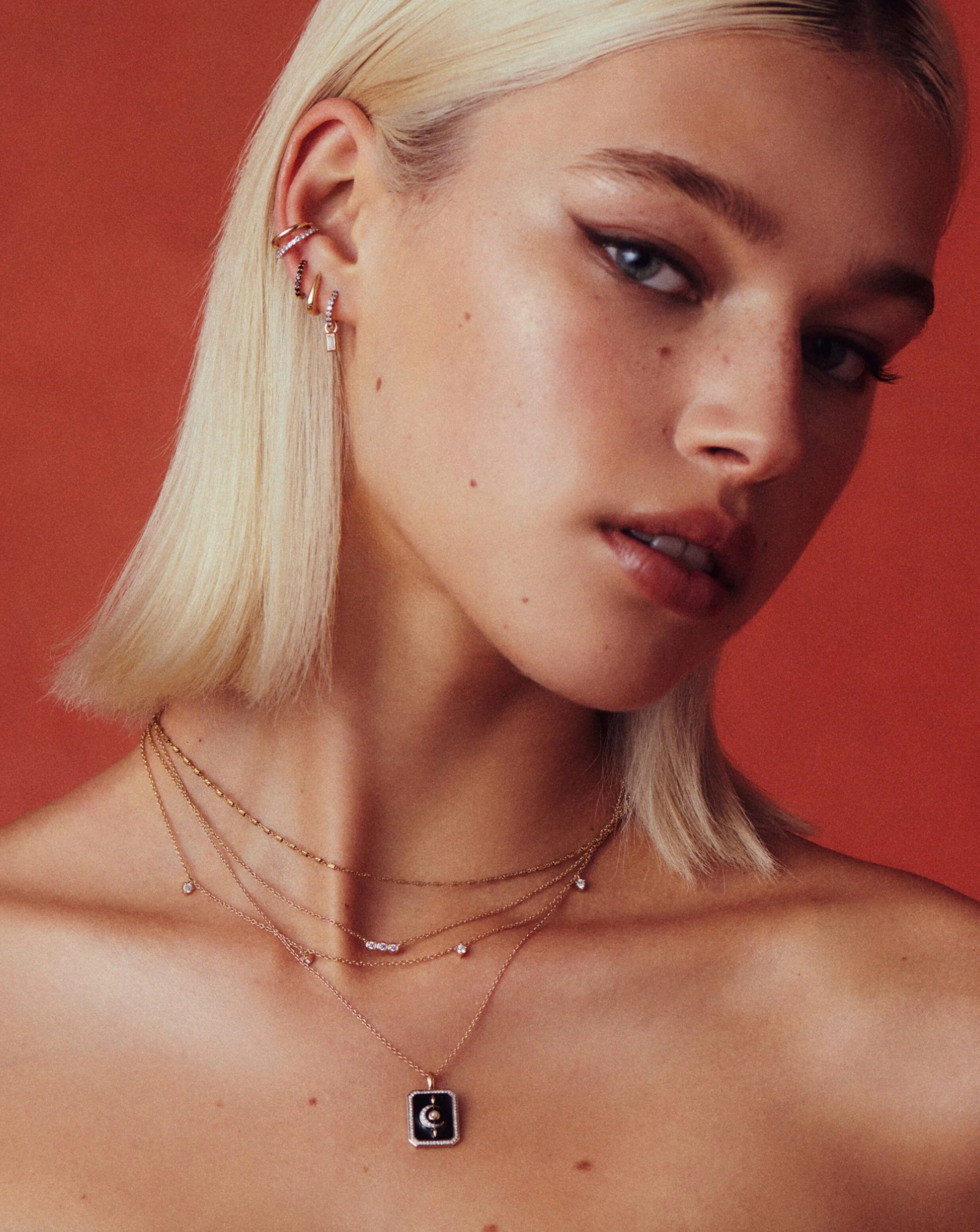 Solid Gold Vervelle Chain Choker - Image 3
