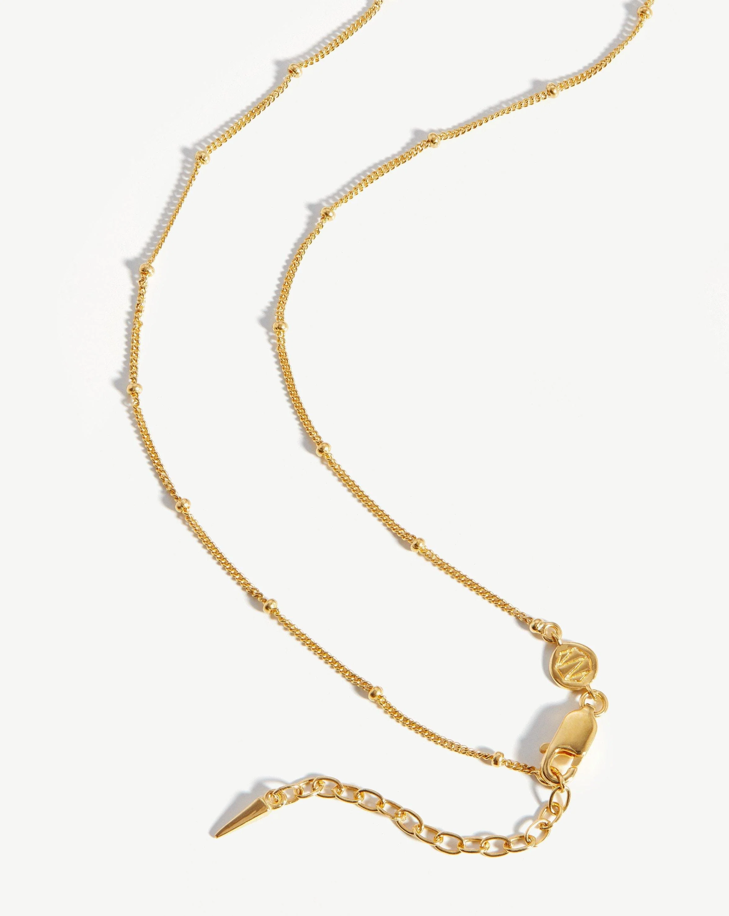 Long Bobble Chain Necklace | 18ct Gold Vermeil - Image 3