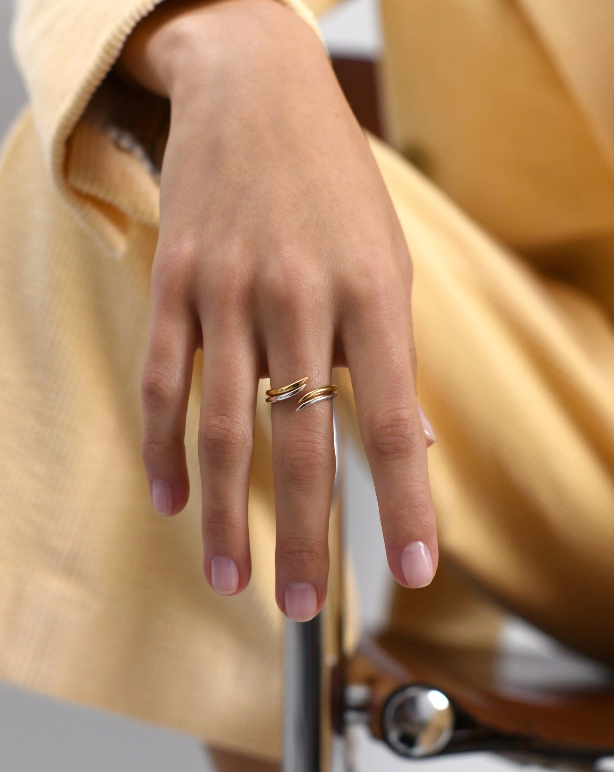 Solid Gold Open Claw Ring | 14ct Solid Gold - Image 3