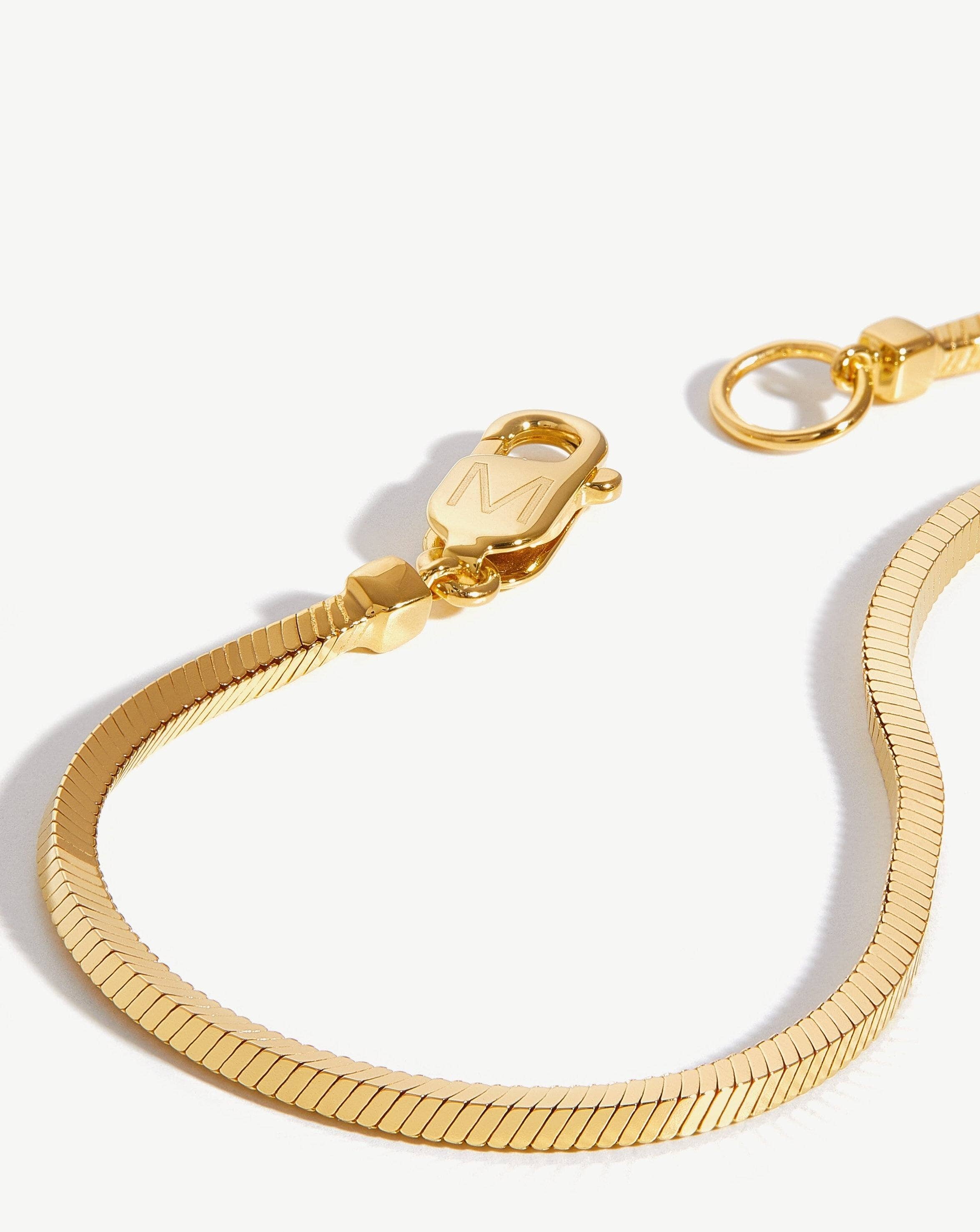 Mens Square Snake Chain Bracelet - Image 3