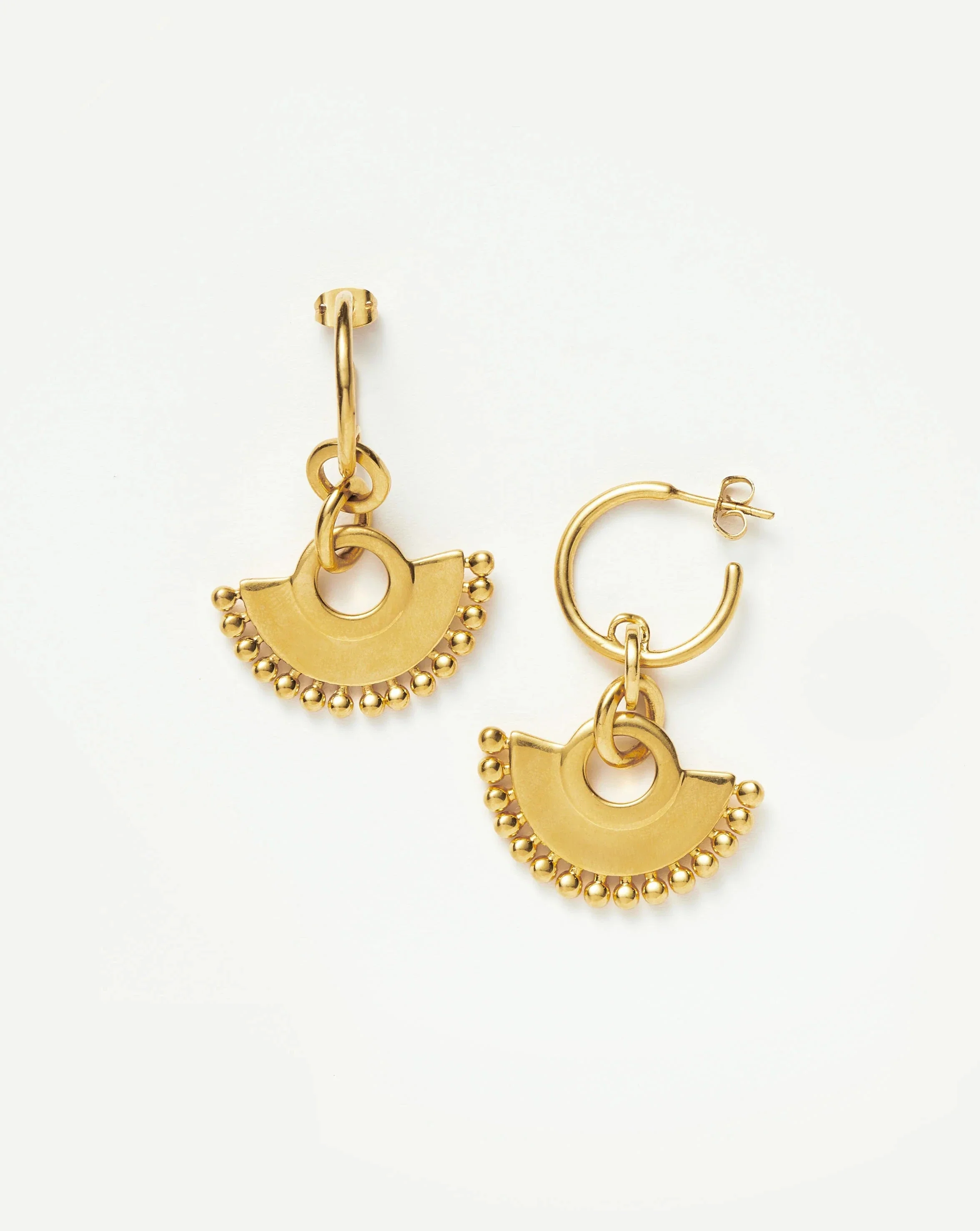 Zenyu Fan Chandelier Hoop Earrings - Image 3